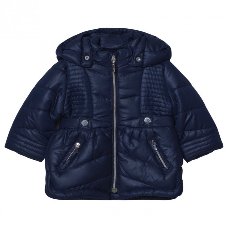 Mayoral Navy Hooded Puffer Coat Toppatakki