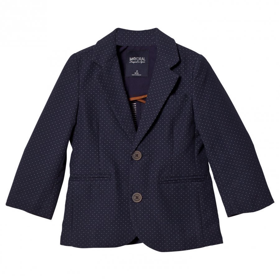 Mayoral Navy Jacquard Blazer Bleiseri