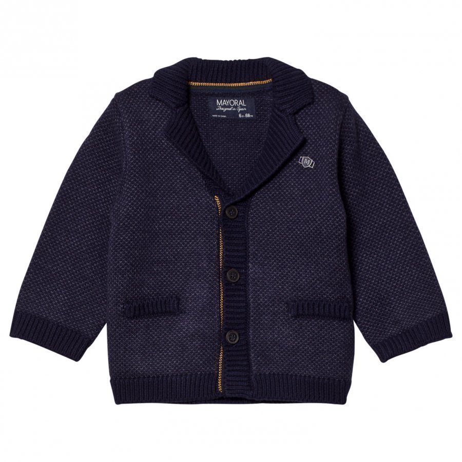 Mayoral Navy Knit Jacket Talvitakki