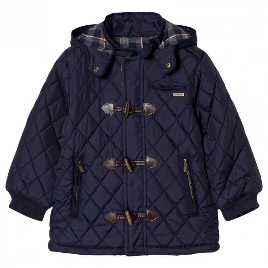 Mayoral Navy Quilted Duffle Coat Duffelitakki