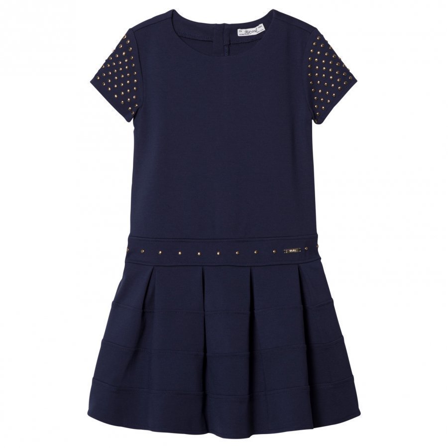 Mayoral Navy Studded Milano Dress Mekko