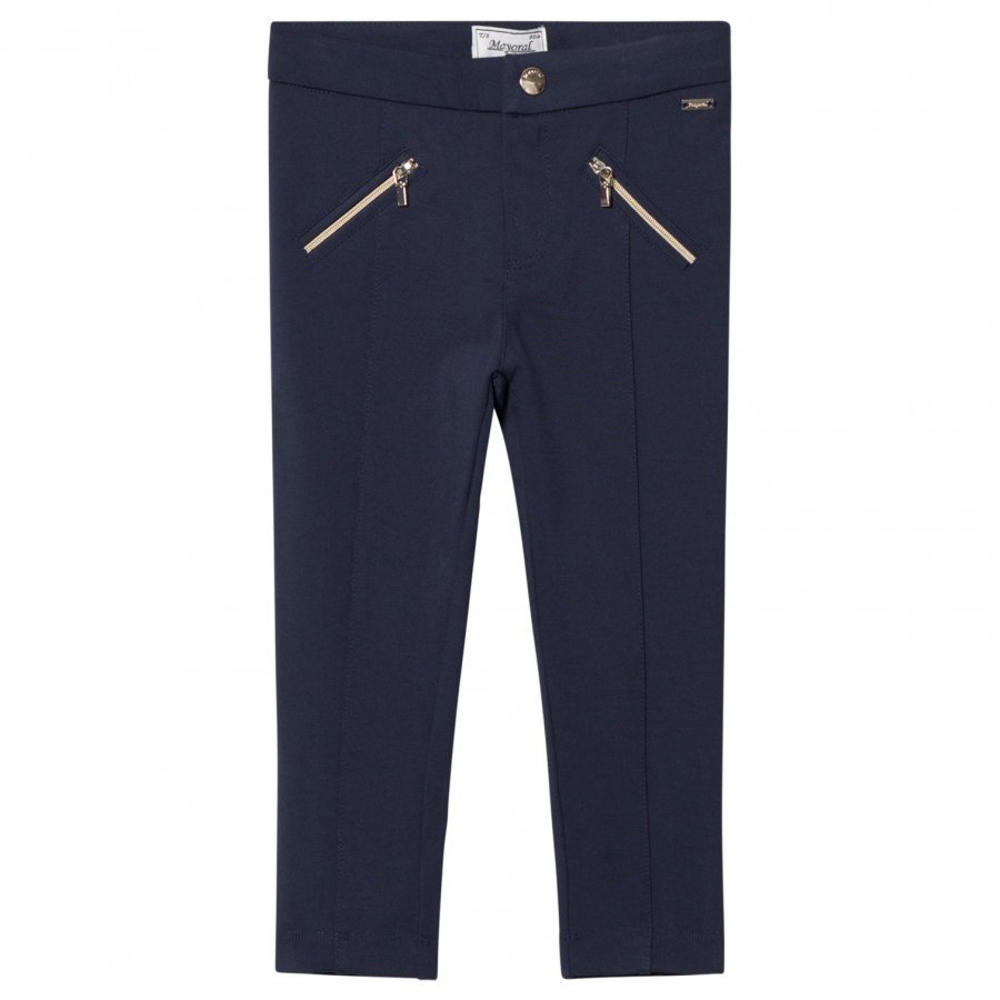 Mayoral Navy Zip Detail Treggings Housut