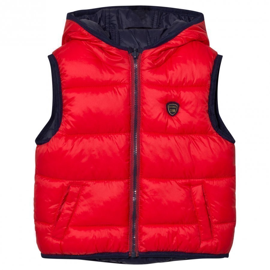 Mayoral Navy/Red Reversible Padded Vest Toppaliivi