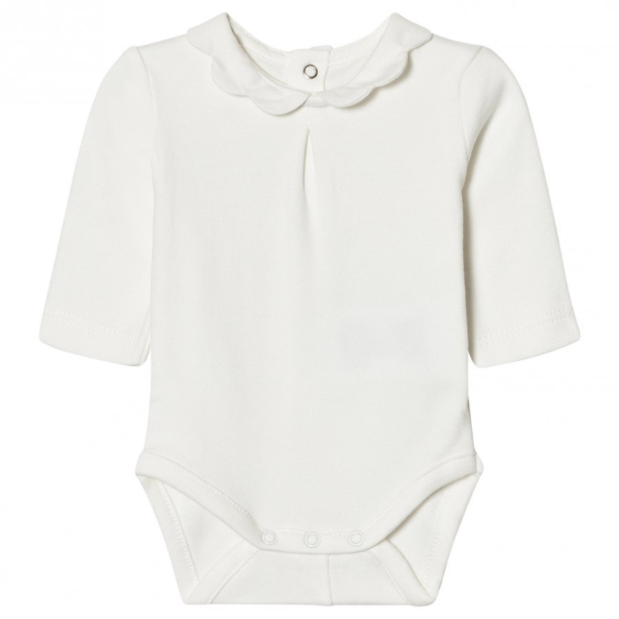 Mayoral Off White Scalloped Collar Baby Body