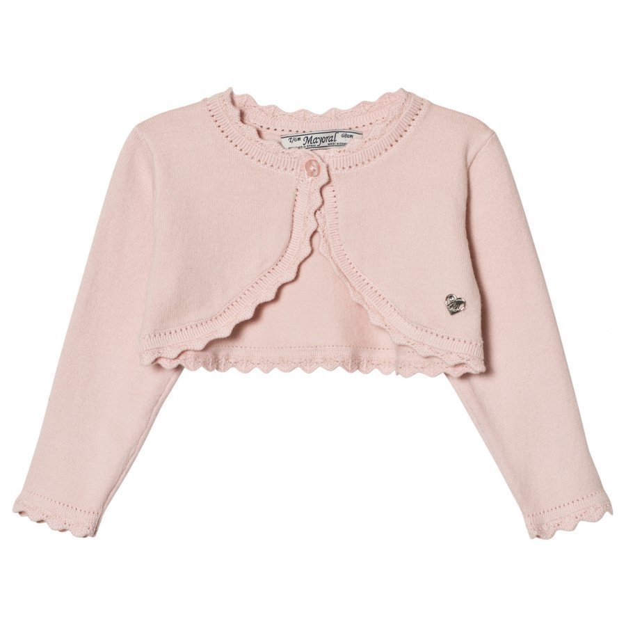 Mayoral Pale Pink Knit Bolero