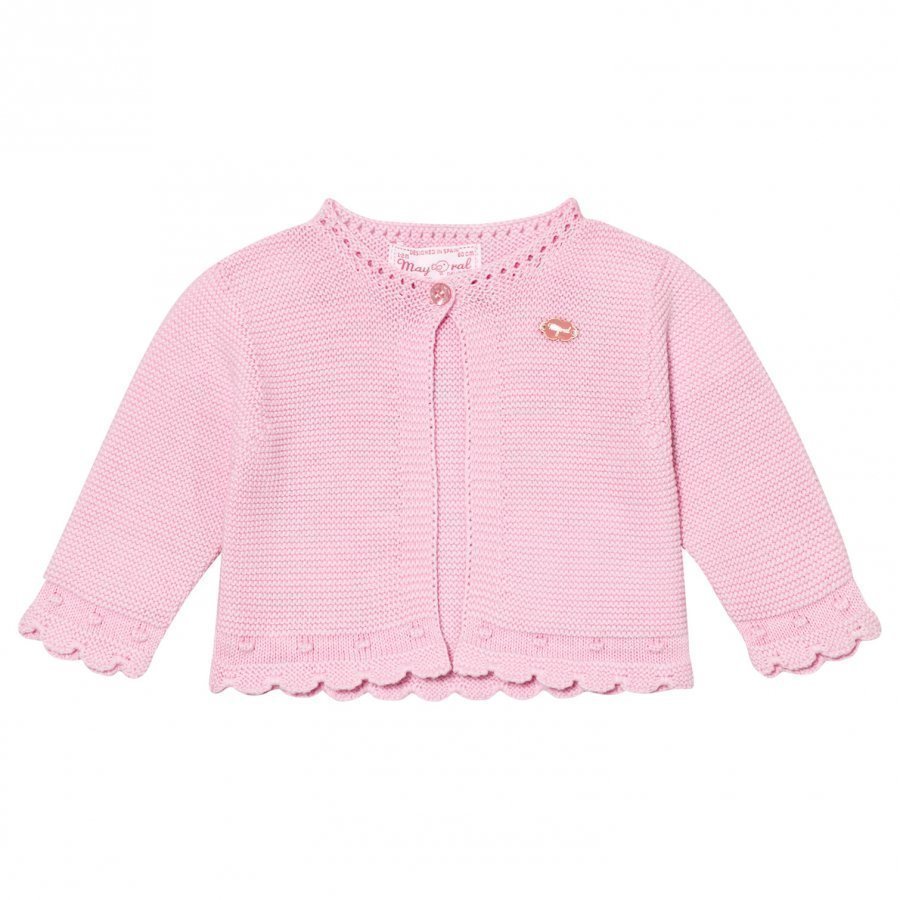 Mayoral Pink Knitted Cardigan Neuletakki