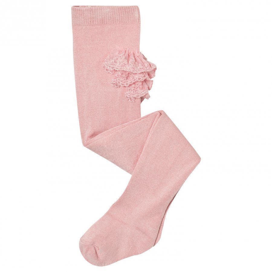 Mayoral Pink Ruffle Tights Sukkahousut