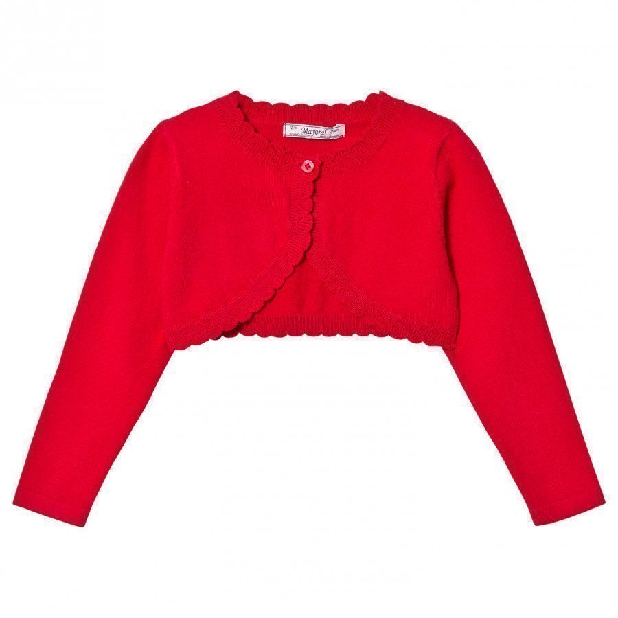 Mayoral Red Knit Bolero