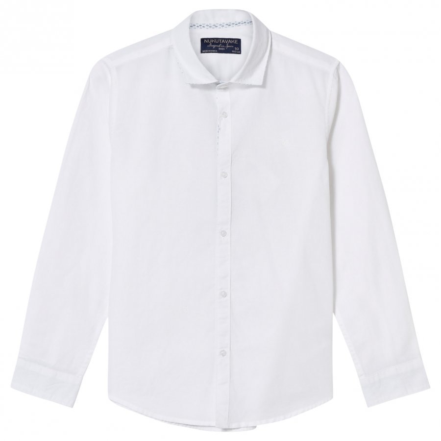 Mayoral White Linen Shirt Kauluspaita