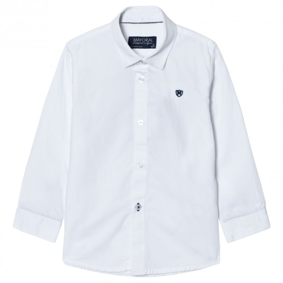 Mayoral White Smart Shirt Kauluspaita