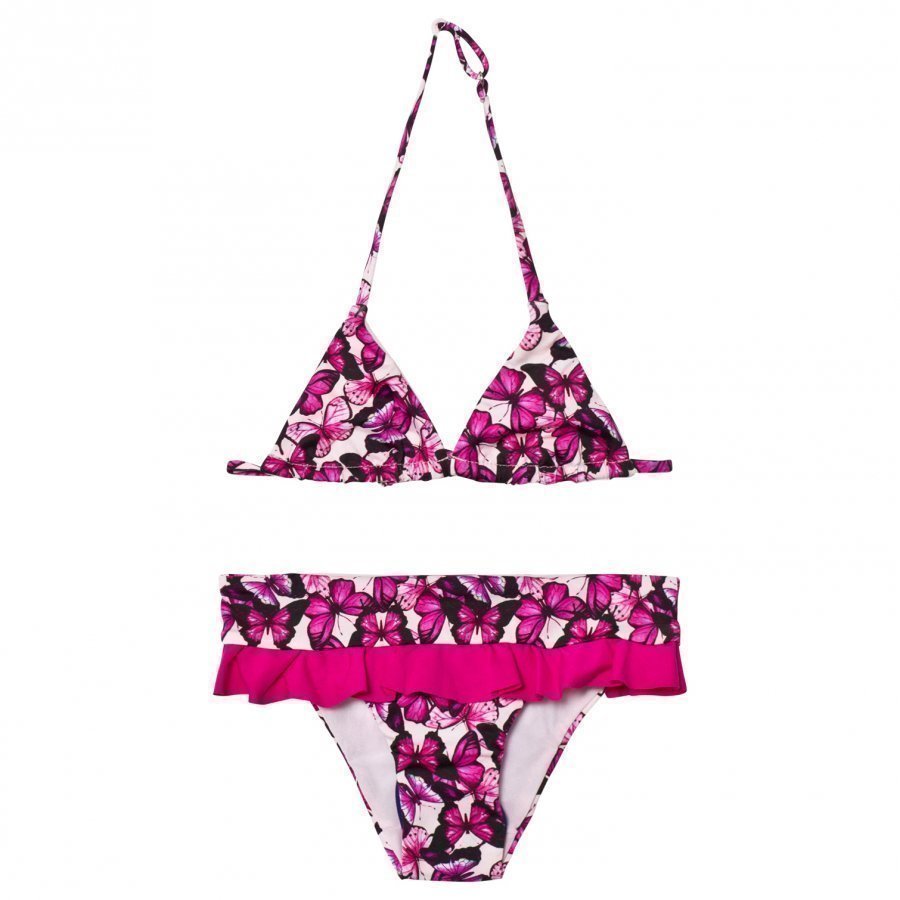 Mc2 St Barth Pink Butterfly Bikini Bikinit