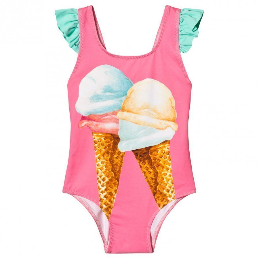 Mc2 St Barth Pink Ice Cream Swimsuit Uimapuku