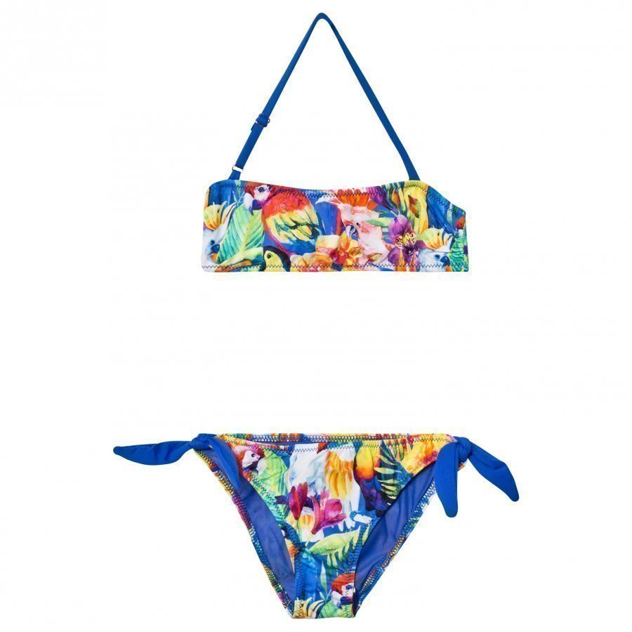 Mc2 St Barth Tropical Birds Bandeau Bikini Bikinit