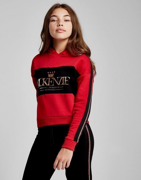 Mckenzie Girls' Chloe Crop Huppari Punainen