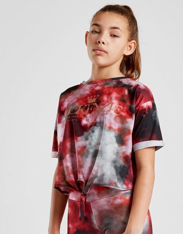 Mckenzie Girls' Kaylan Knot T-Shirt Punainen