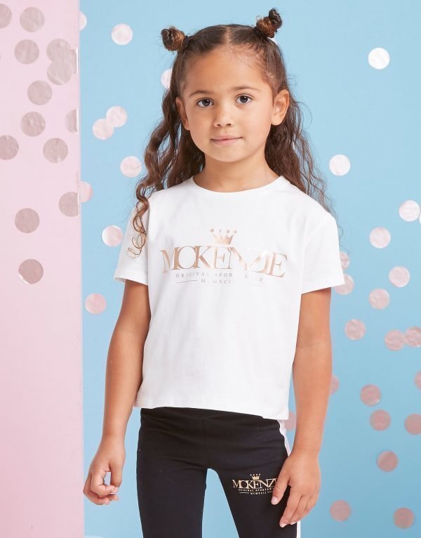 Mckenzie Girls' Mini Sophia T-Shirt Valkoinen