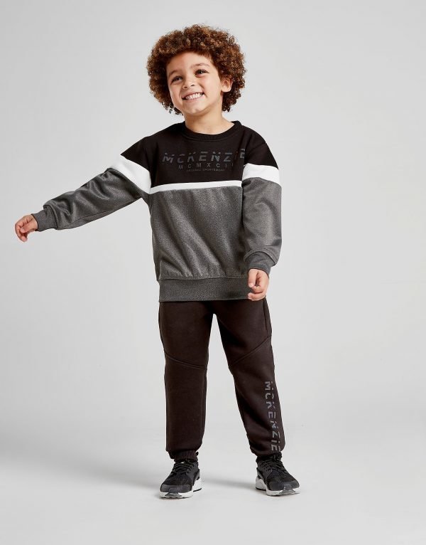 Mckenzie Mini Nixon Crew Sweatshirt Suit Musta