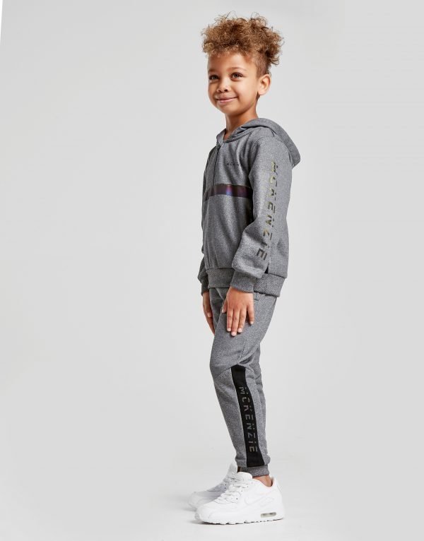 Mckenzie Mini Transfer 1/2 Zip Tracksuit Harmaa