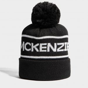 Mckenzie Nimbus Pom Beanie Hat Pipo Musta