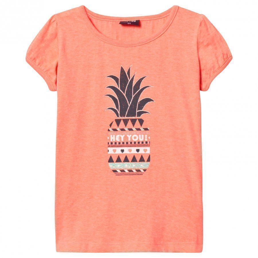 Me Too Lee 307 Top Bright Coral T-Paita