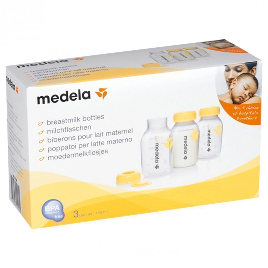 Medela Flaske 3pk 150ml Tuttipullo