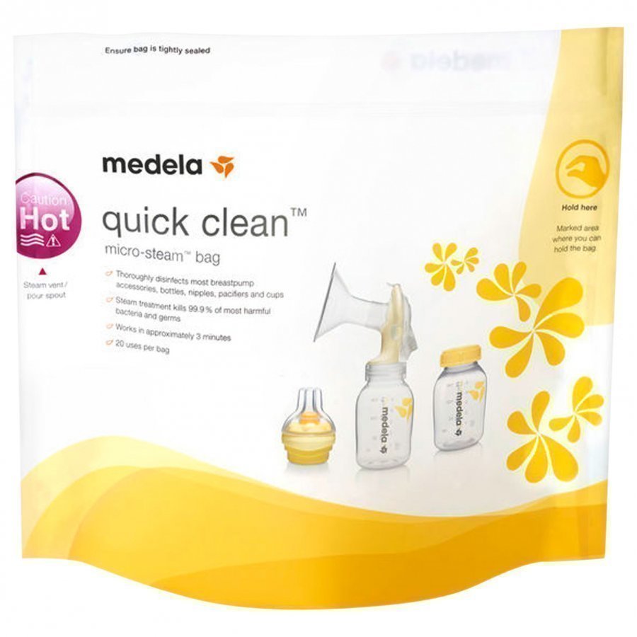 Medela Quick Clean Microwave Bags 5 Pack Mikroaaltouunipaketti