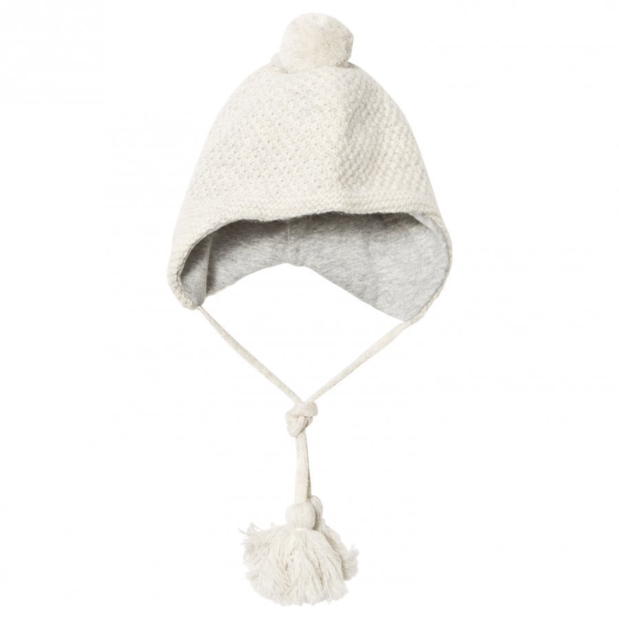 Melton Lamb Wool Sailor Tassel Hat Off White Pipo