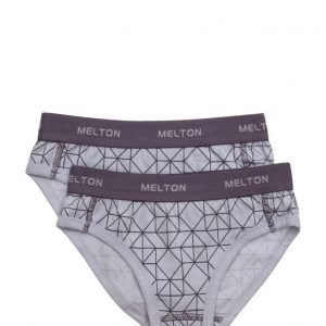 Melton Numbers 2-Pk Aop Girl Briefs