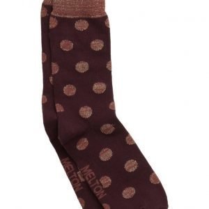 Melton Sock Dots W/Lurex