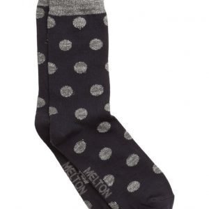 Melton Sock Dots W/Lurex