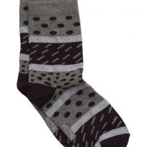 Melton Sock Super Graphic W/Lurex