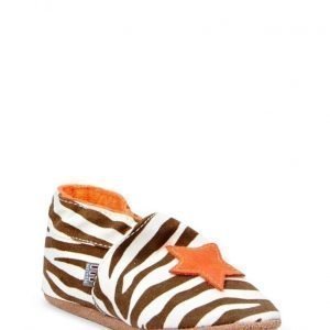 Melton Textile Shoe Zebra Star