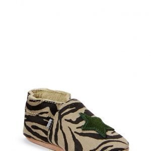 Melton Textile Shoe Zebra Star