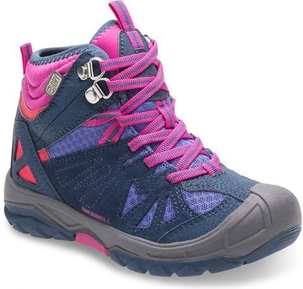 Merrell Capra Waterproof Kid Kengät Navy / Pink