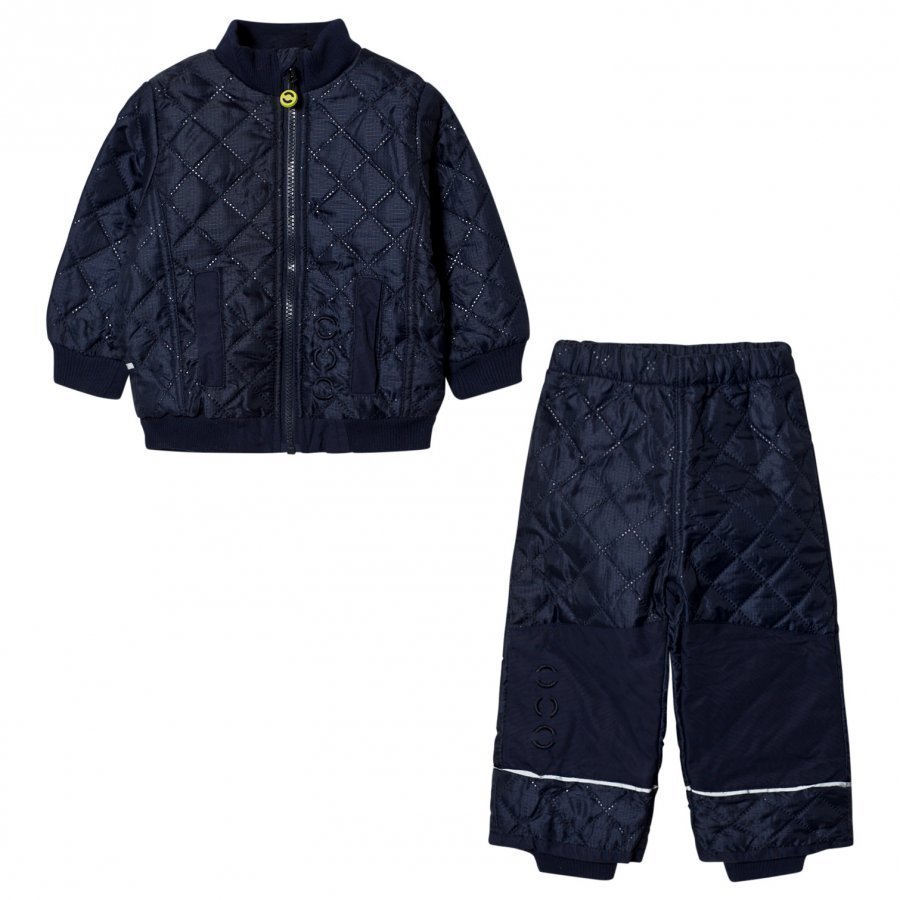 Mikk-Line Fleece Thermo Set Dark Marine Asusetti