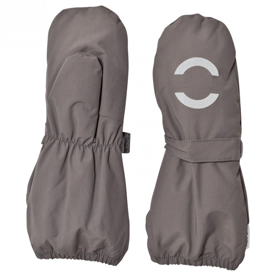 Mikk-Line Nylon Mittens Dark Grey Rukkaset