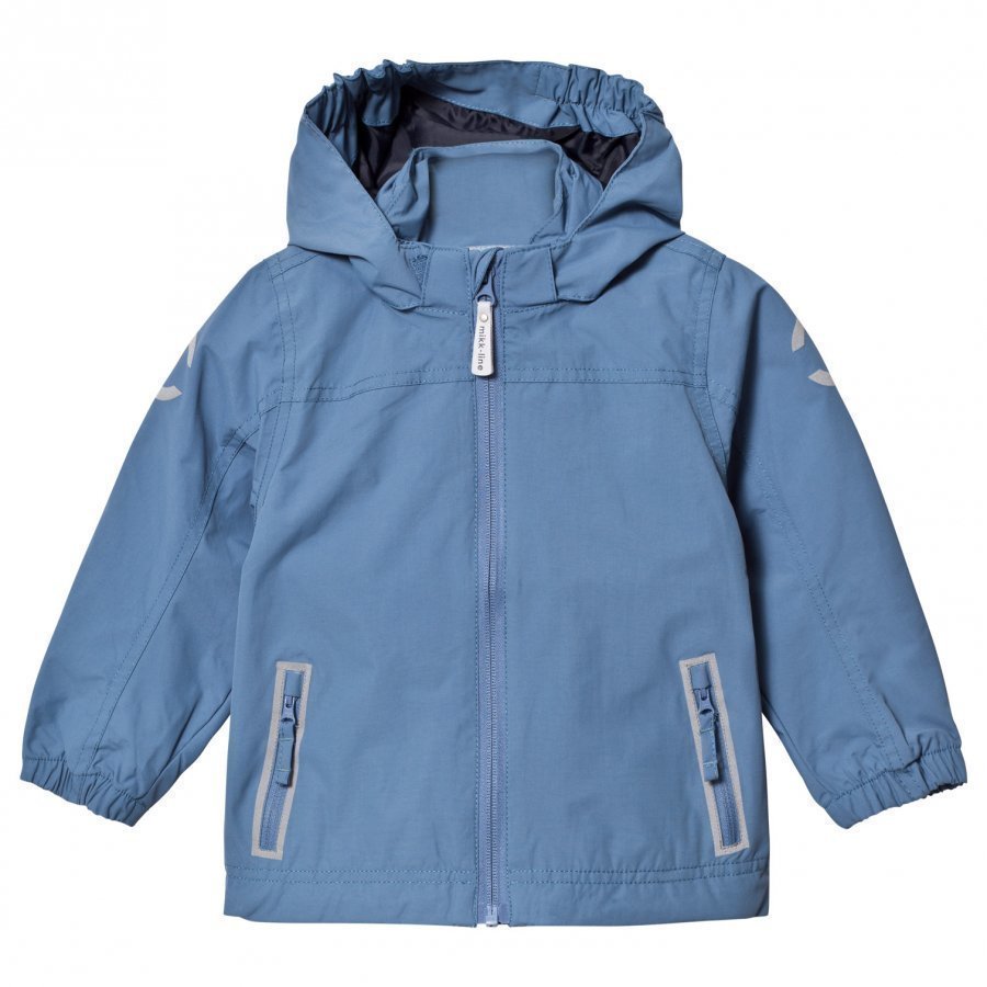 Mikk-Line Nylon Solid Jacket Dark Blue Kuoritakki