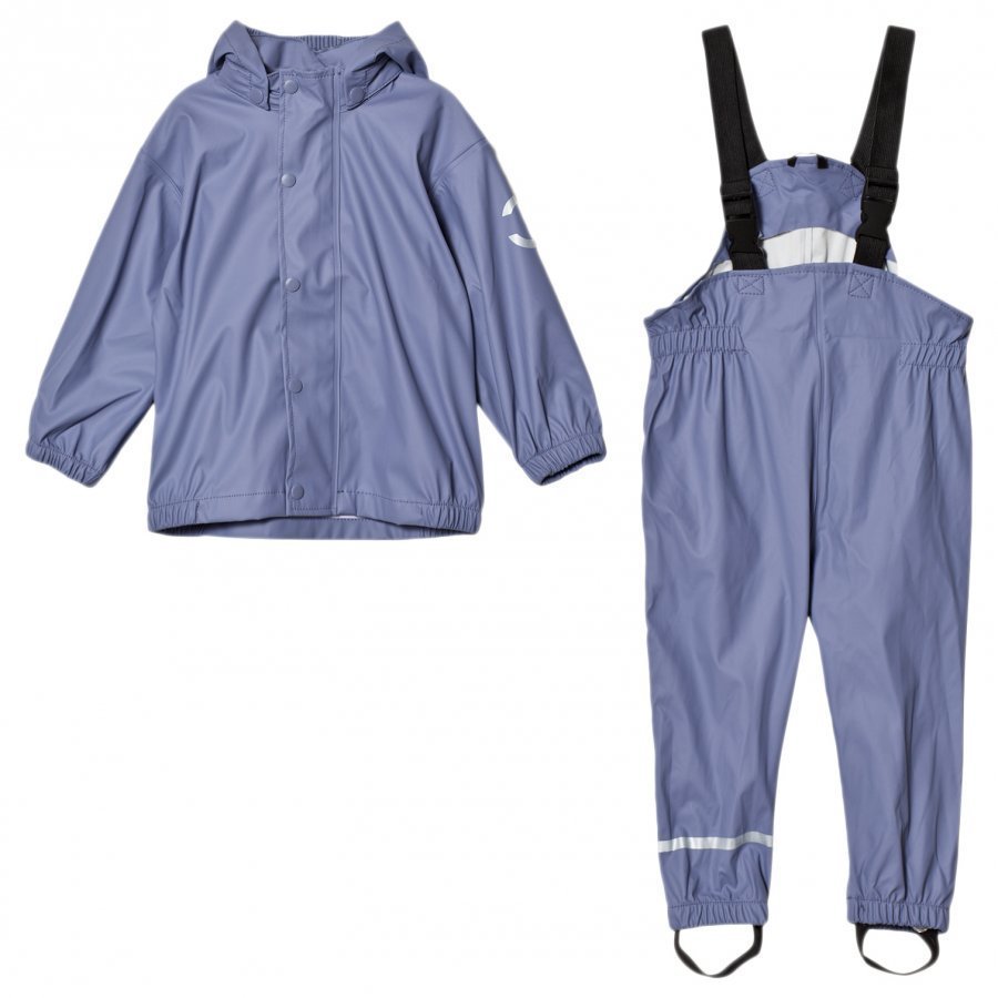 Mikk-Line Pu Rain Set Campaign Blue Ice Purple Sadesetti