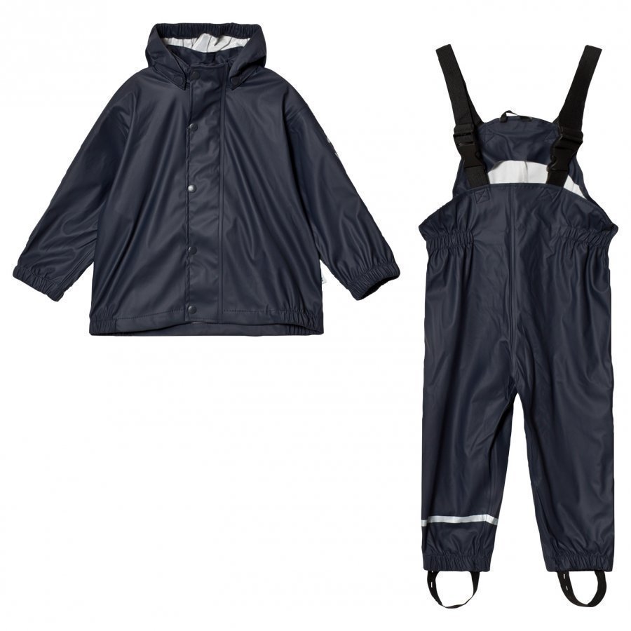 Mikk-Line Pu Rain Set Campaign Blue Nights Sadesetti