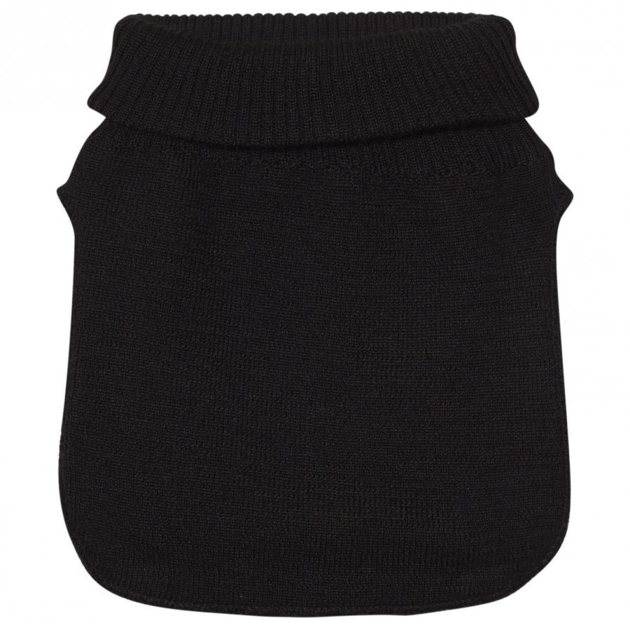 Mikk-Line Wool Blend Neckwarmer Black Kietaisuhuivi