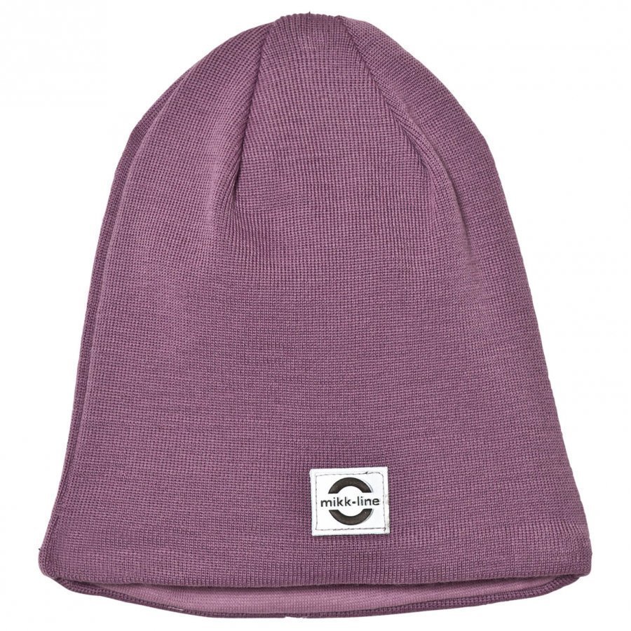 Mikk-Line Wool Hat Solid 9105 Very Grape Pipo