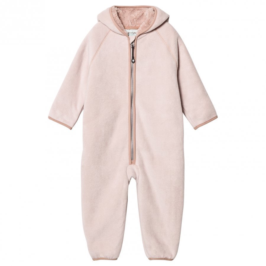 Mini A Ture Adel Fleece Onesie Rose Smoke Fleece Haalarit