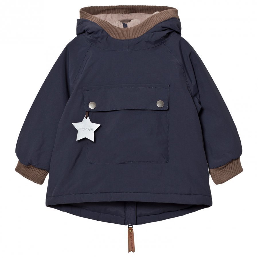 Mini A Ture Baby Wen B Jacket Blue Nights Toppatakki