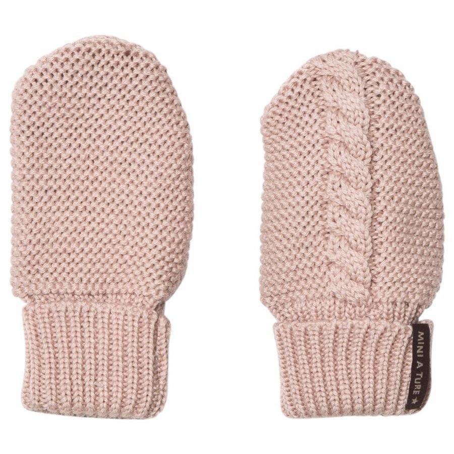 Mini A Ture Celin Mittens Rose Smoke Villalapaset