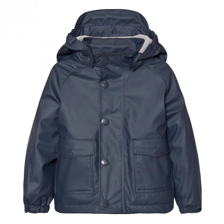 Mini A Ture Julien Lined Rain Jacket Ombre Blue Sadetakki