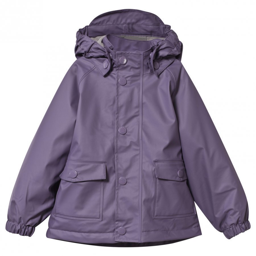 Mini A Ture Julien Lined Rain Jacket Purple Heart Sadetakki