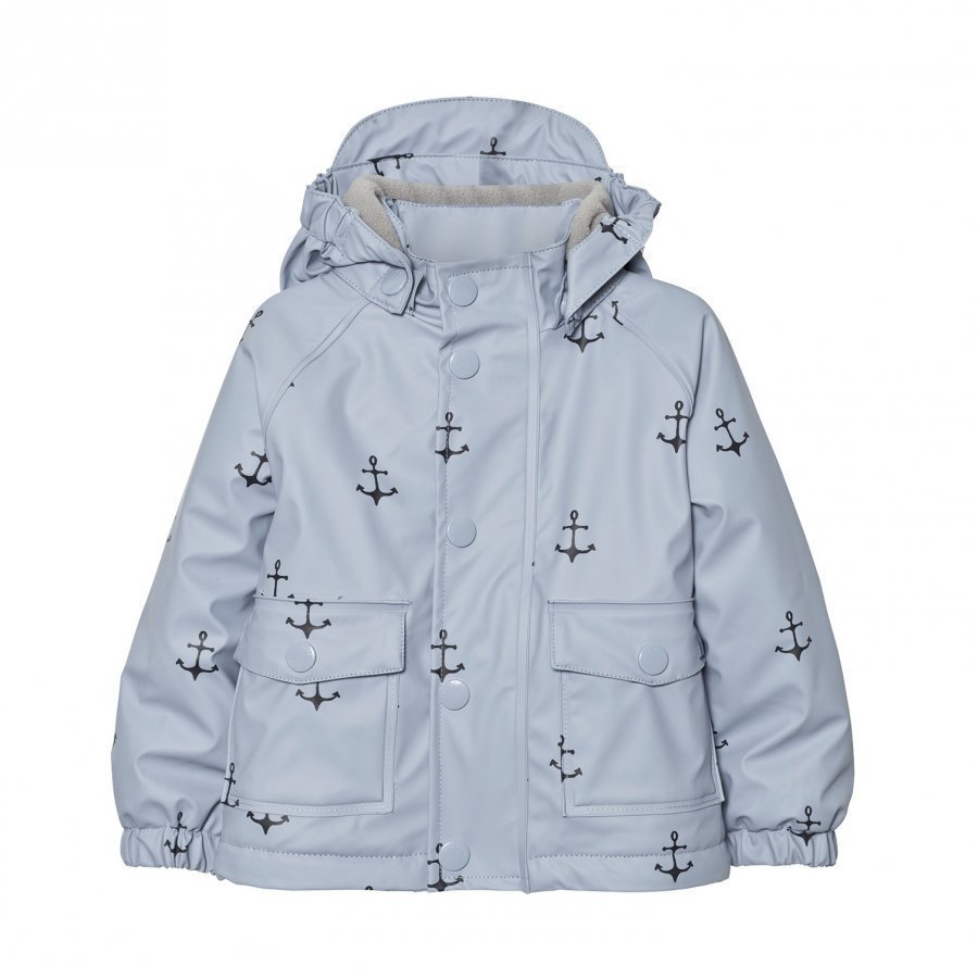 Mini A Ture Julien Print Raincoat Ashley Blue Sadetakki