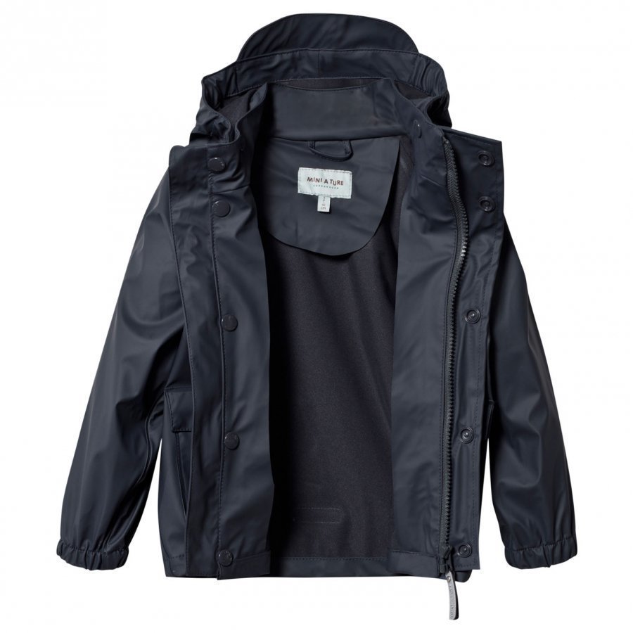 Mini A Ture Julien Rain Jacket Ombre Blue Sadetakki