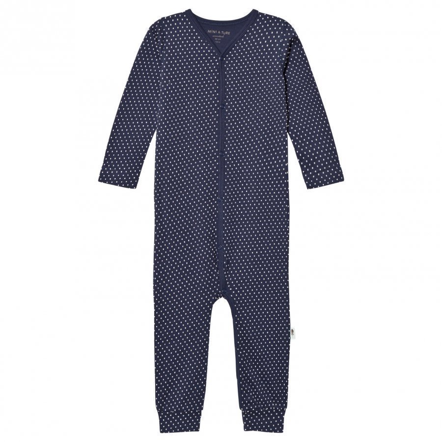 Mini A Ture Mattie One-Piece Mood Indigo Romper Puku