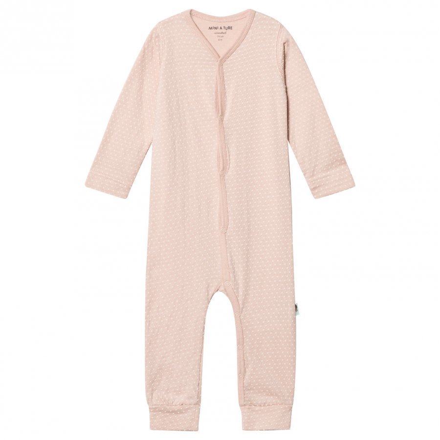 Mini A Ture Mattie One-Piece Rose Dust Romper Puku